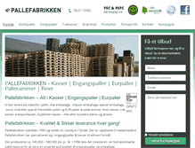 Tablet Screenshot of pallefabrikken.dk